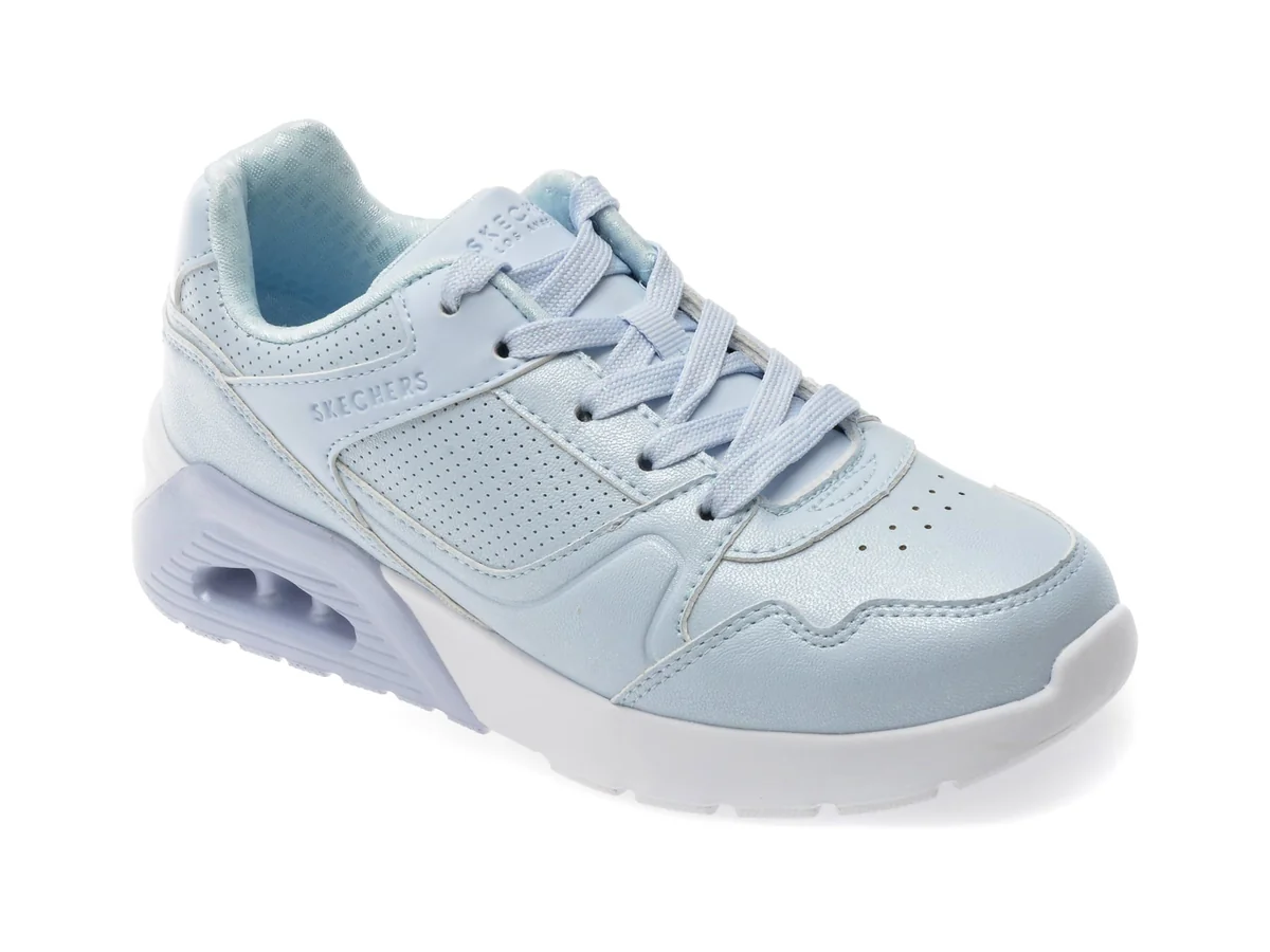 Pantofi Sport SKECHERS Albaștri, UNO LITE 2.0, Din Piele Ecologică