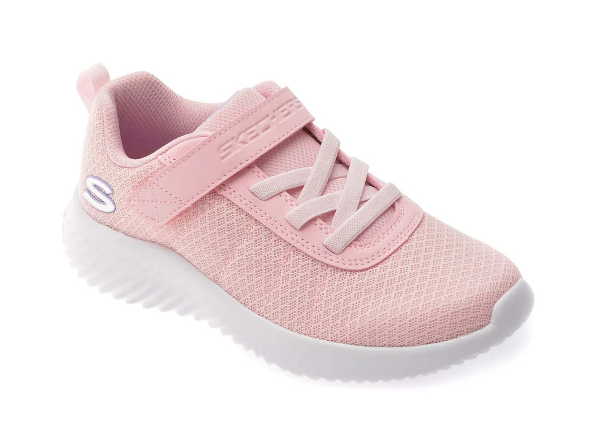 Pantofi Sport Skechers Roz, Bounder, Din Material Textil