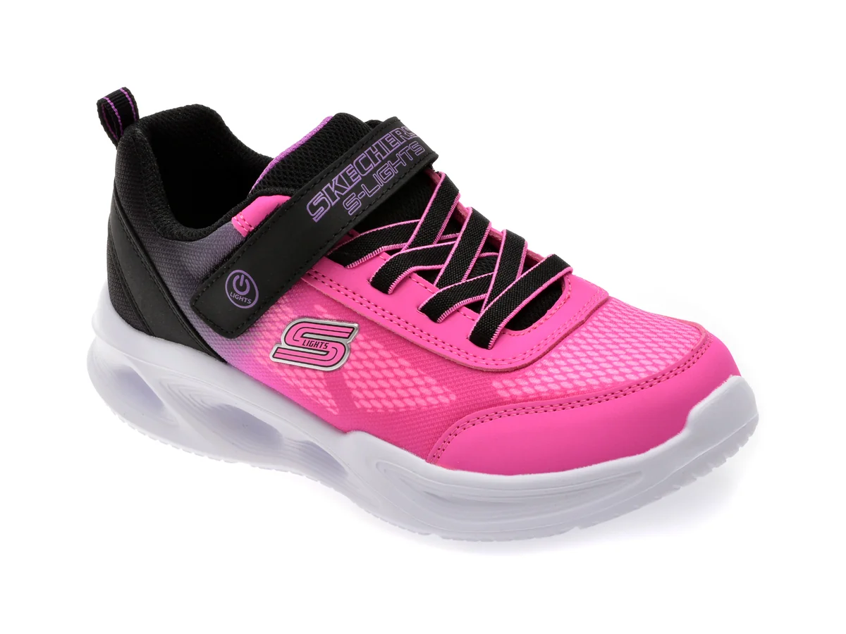 Pantofi Sport Skechers Roz, SOLA GLOW, Din Piele Ecologica