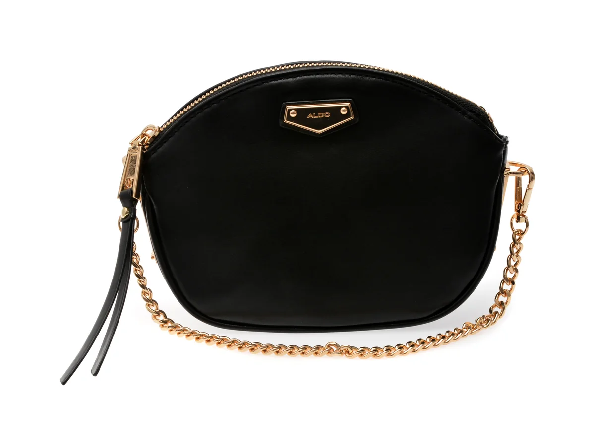 Geantă Aldo Neagră, ABINGER 001, Din Piele Ecologică