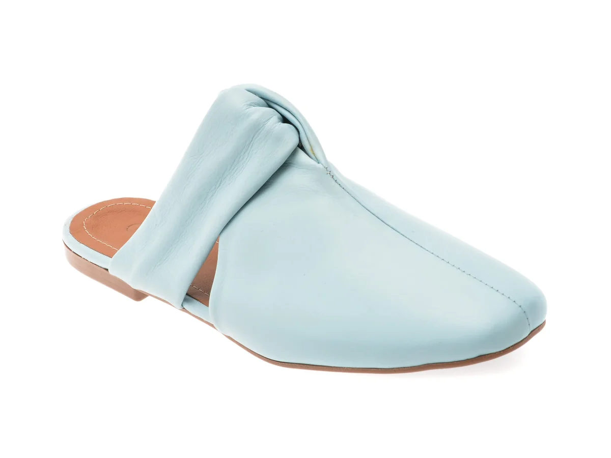 Papuci GRYXX Albastri, 2547, Din Piele Naturala