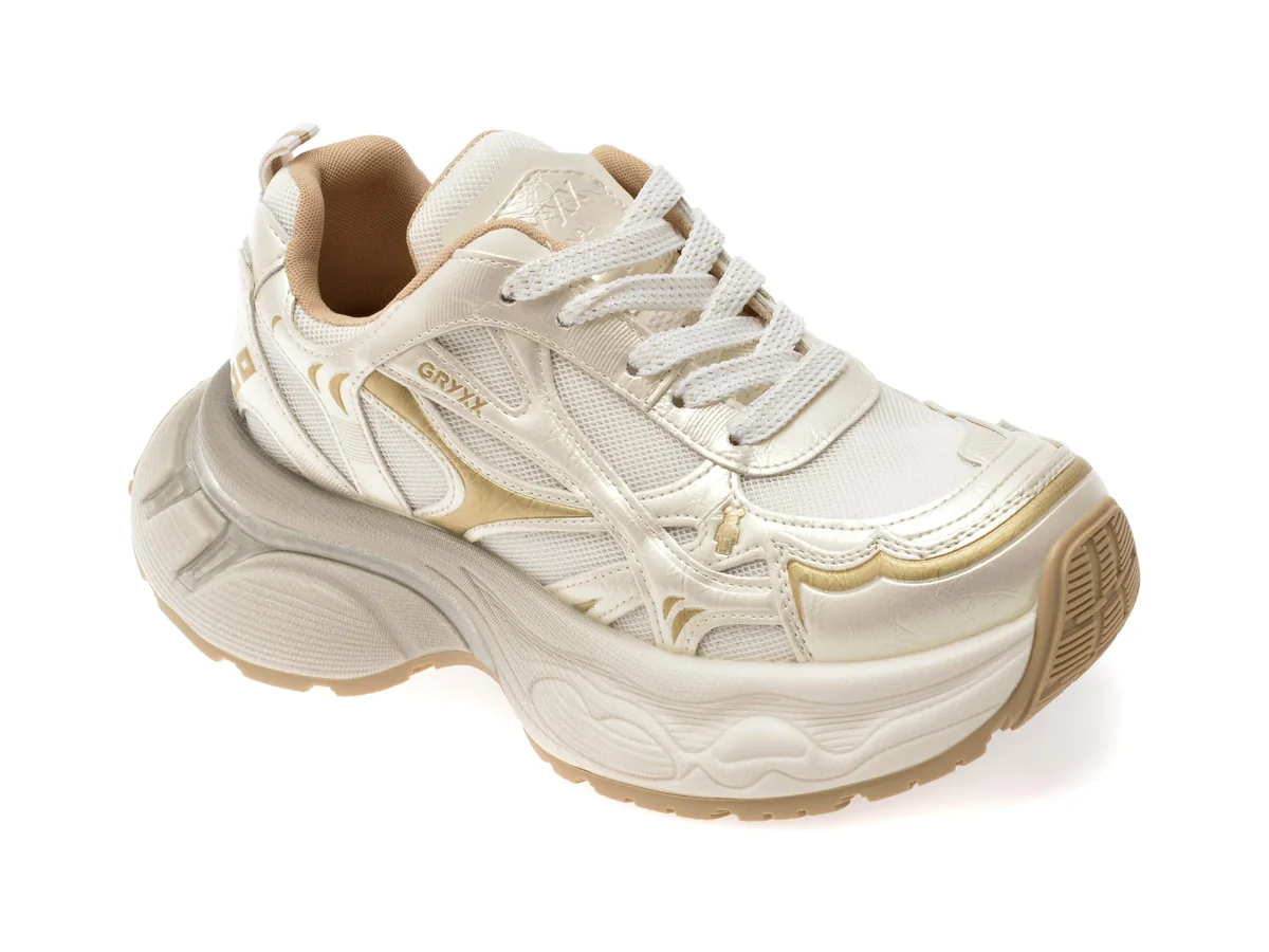 Pantofi Sport GRYXX Bej, 90871, Din Material Textil