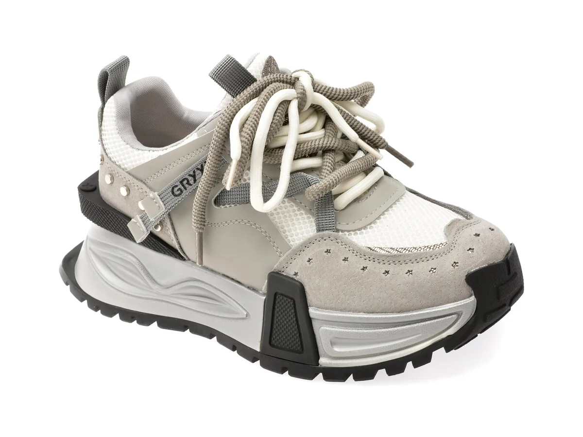 Pantofi Sport Gryxx Gri, 90511, Din Material Textil