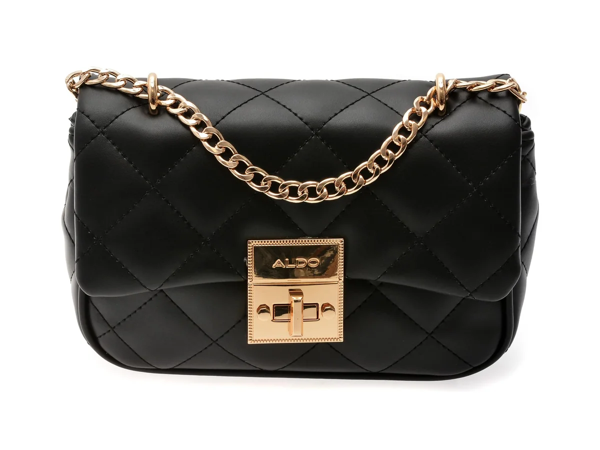 Geanta Aldo Neagra, FEY 001, Din Piele Ecologică