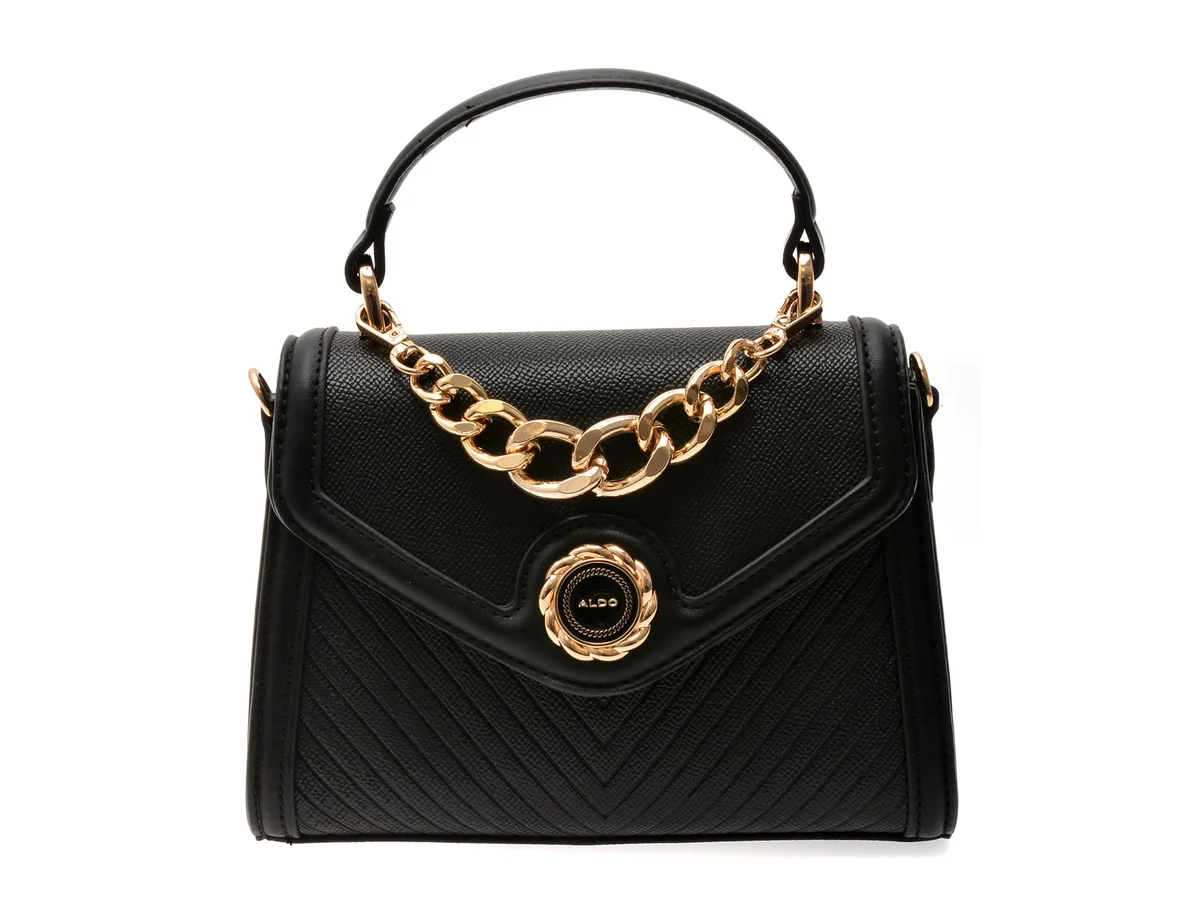Geantă Aldo Neagră, BY NIGHT 001, Din Piele Ecologică