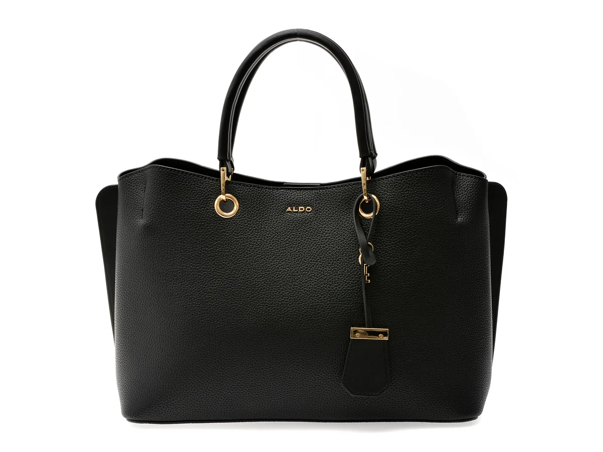 Geanta Aldo Neagra, EILE 001, Din Piele Ecologica