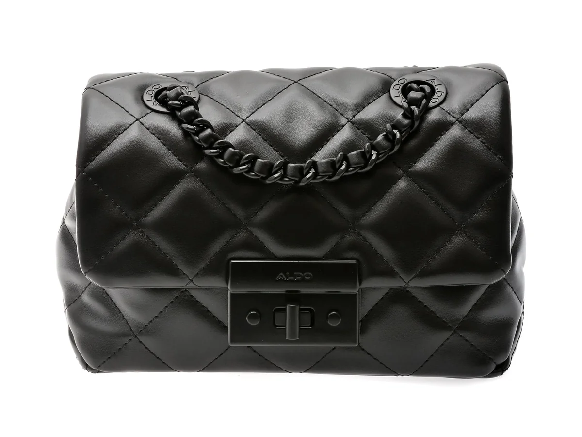 Geanta Aldo Neagra, LATISSE 008, Din Piele Ecologica