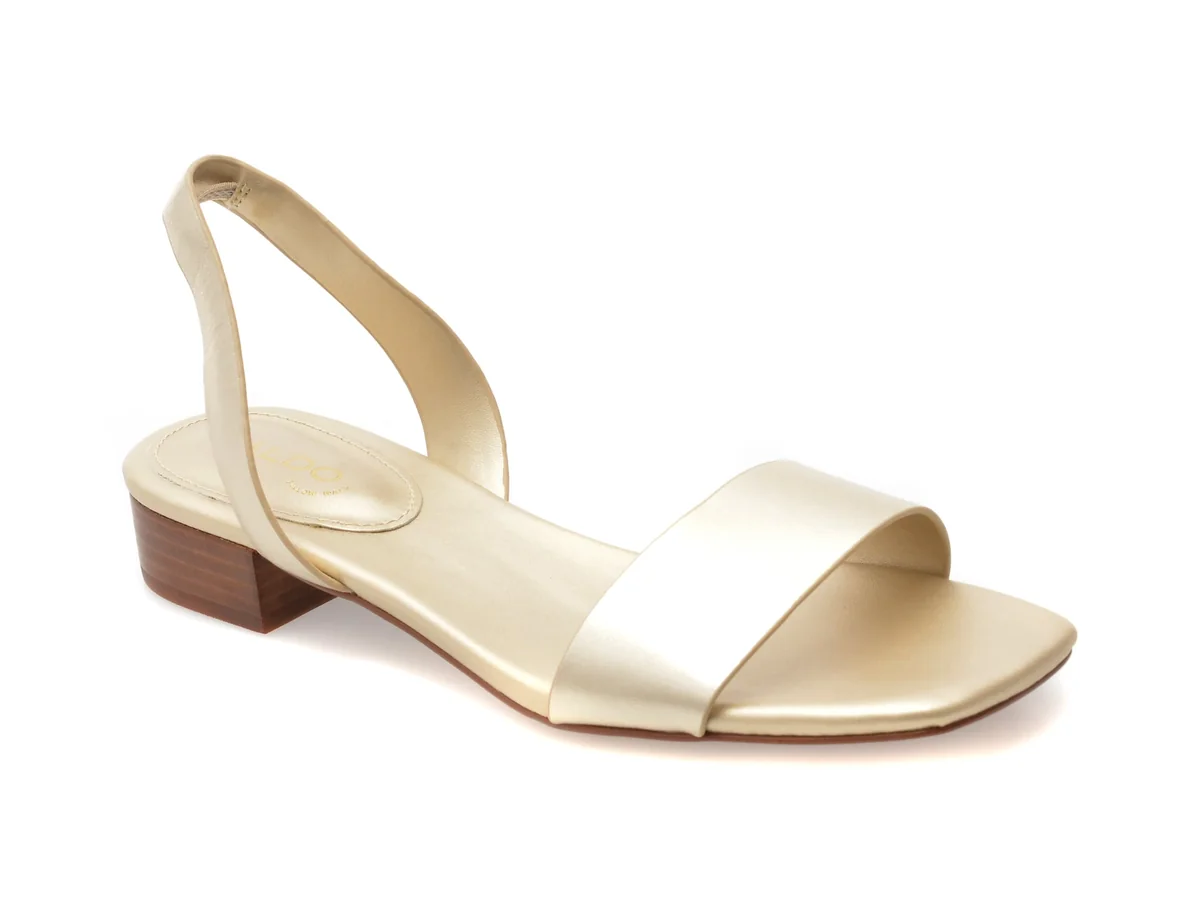 Sandale ALDO Bej, DORENNA 741, Din Piele Naturală