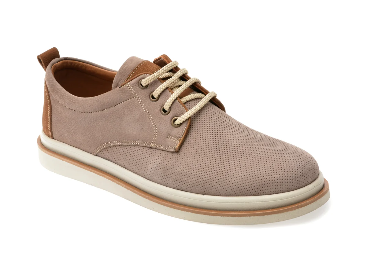 Pantofi Otter Gri, 2131, Din Nabuc