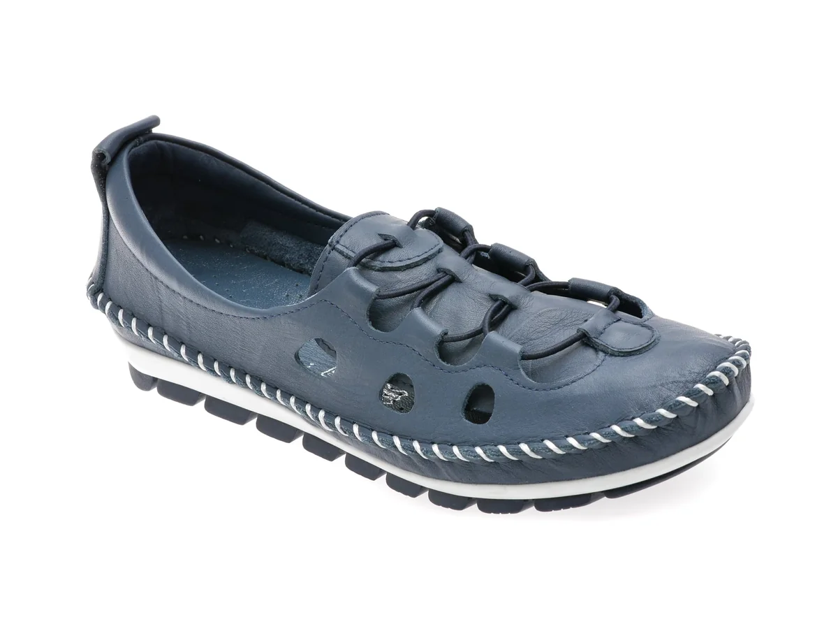 Pantofi Flavia Passini Bleumarin, 115, Din Piele Naturala