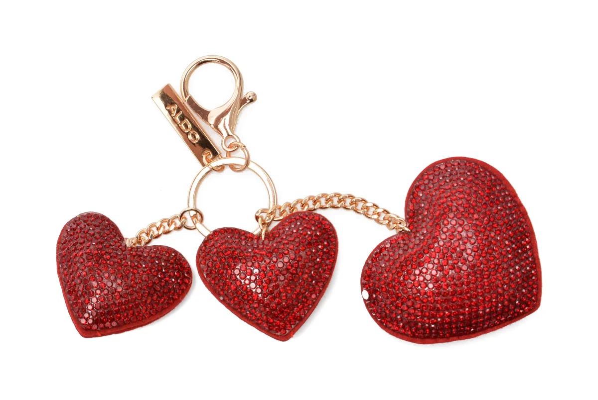 Breloc Aldo Rosii, MYRLILOVE 600, Din Piele Ecologica