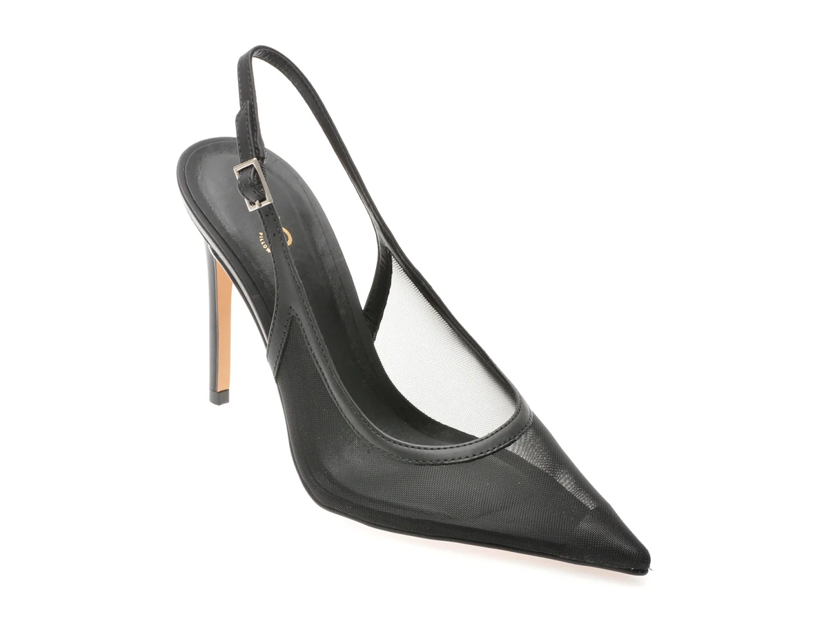 Pantofi Eleganti Aldo Negri, STESSYSLINGM 001, Din Material Textil