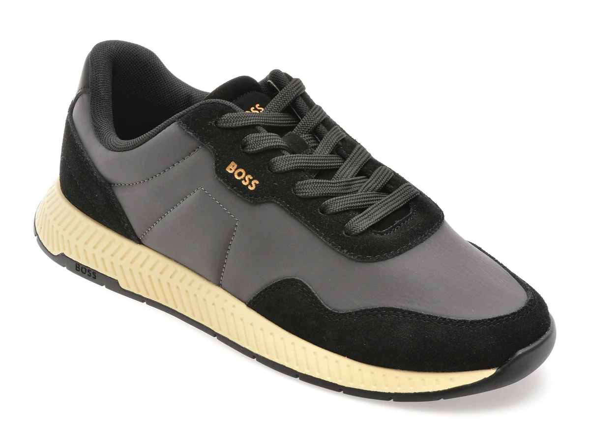 Pantofi Sport BOSS Gri, 6469, Din Material Textil