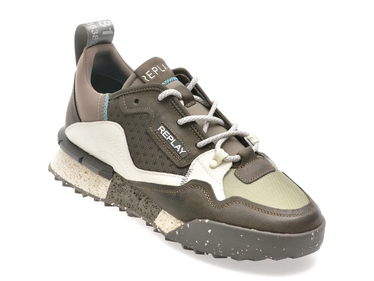 Pantofi Sport Replay Gri, GMS1P, Din Material Textil