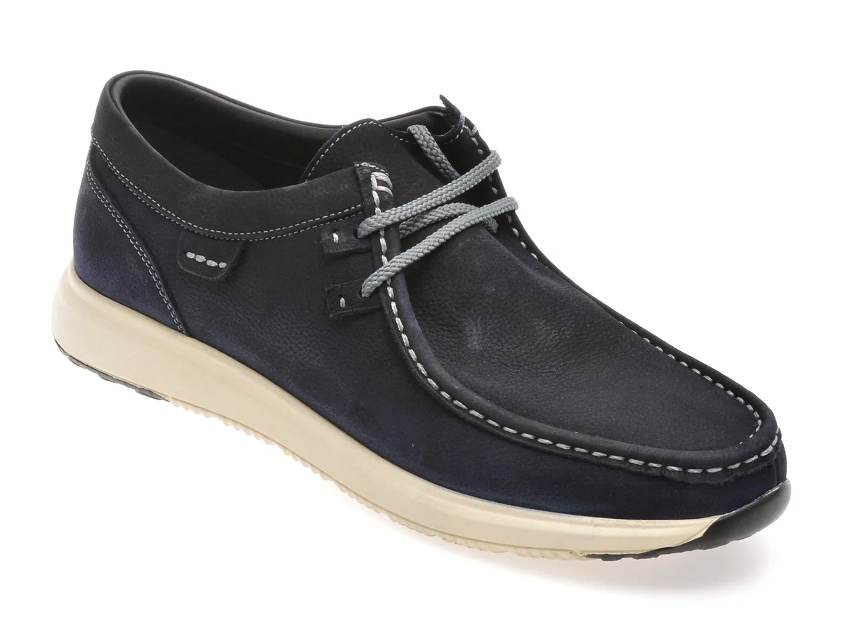 Mocasini Otter Bleumarin, SF2002, Din Nabuc