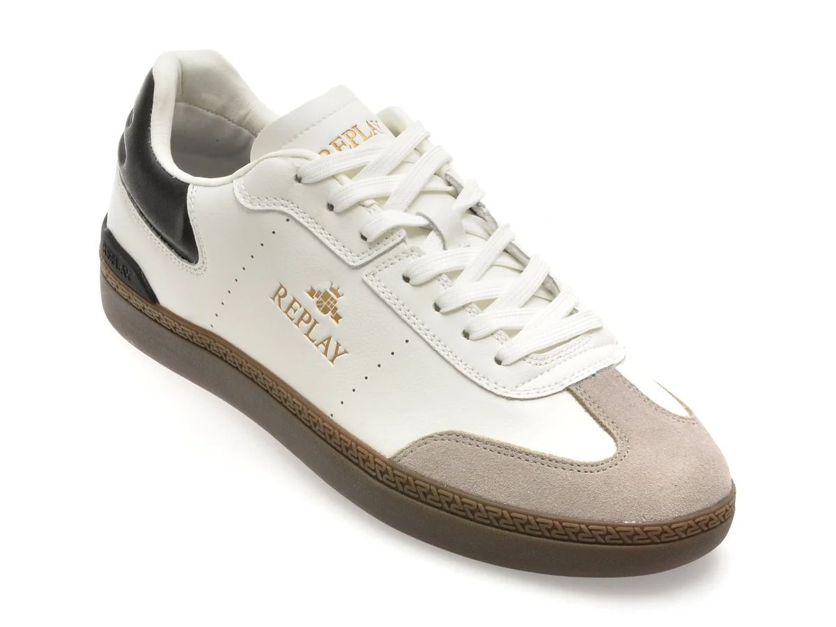 Pantofi Sport Replay Albi, GMSD7, Din Piele Naturala