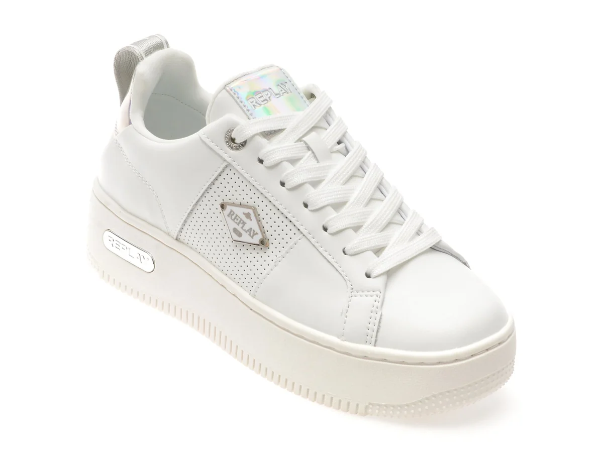 Pantofi Sport Replay Albi, GWZ5O, Din Piele Naturală