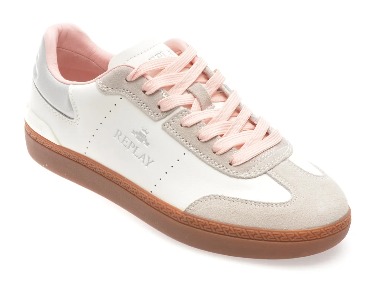 Pantofi Sport Replay Albi, GWSD8, Din Piele Naturala