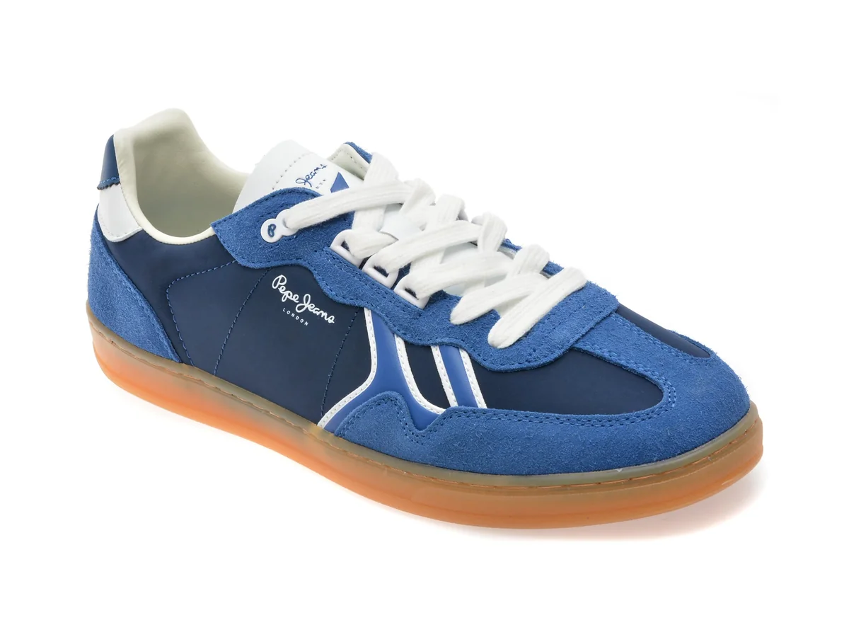 Pantofi Sport Pepe Jeans Albastri, Ball Fun, Din Material Textil