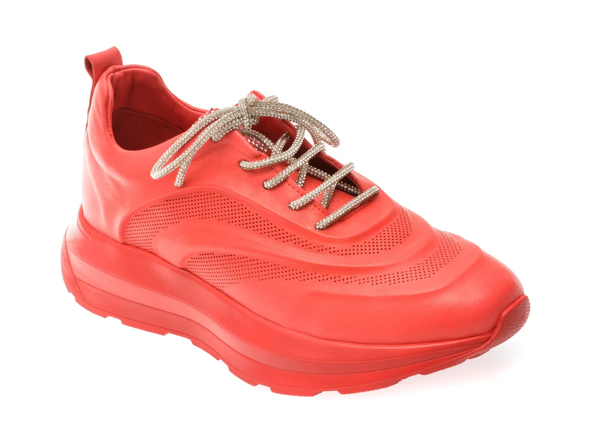 Pantofi Sport GRYXX Rosii, 92241, Din Piele Naturala