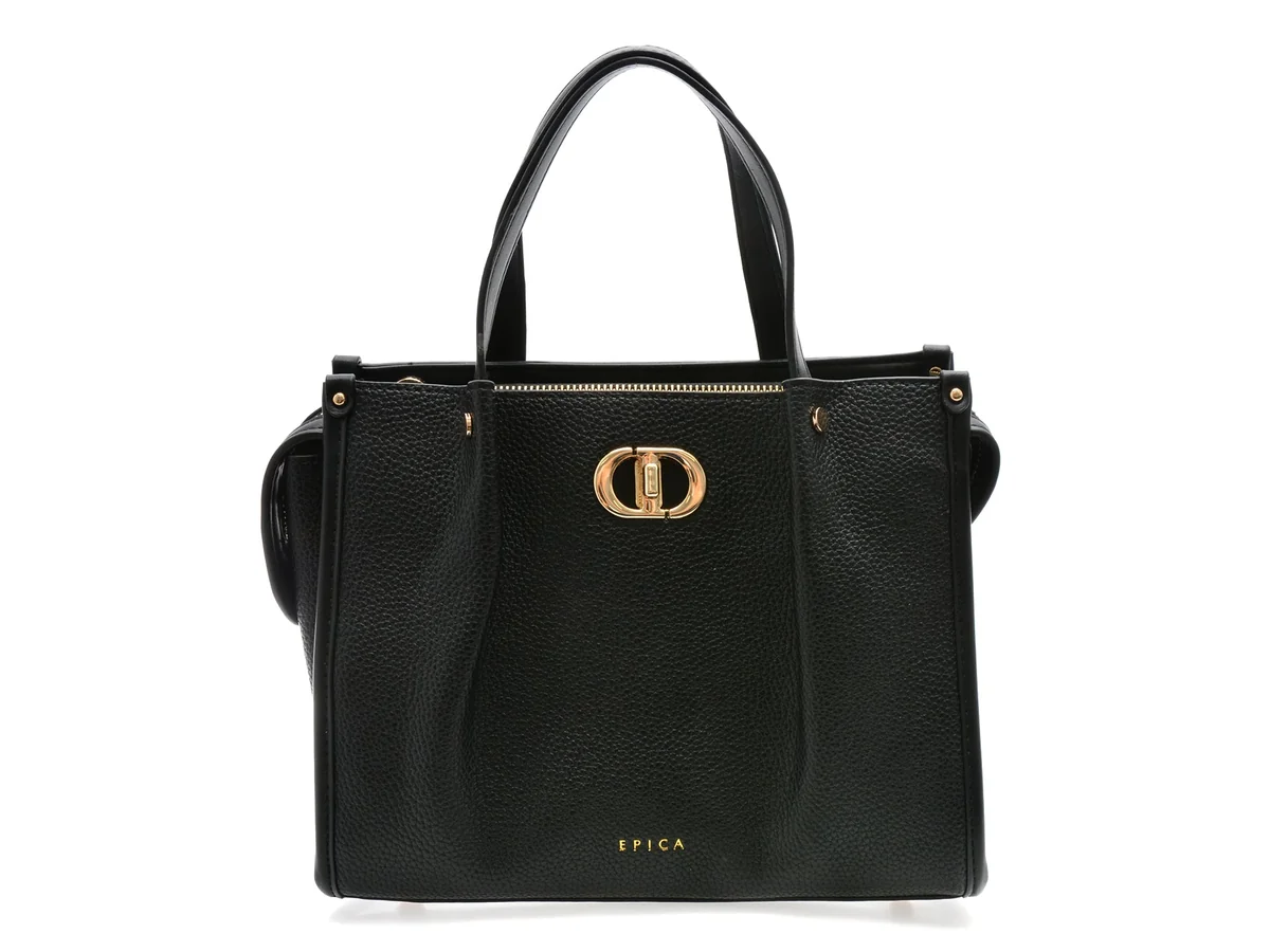 Geanta Epica Neagra, 5641076, Din Piele Ecologica