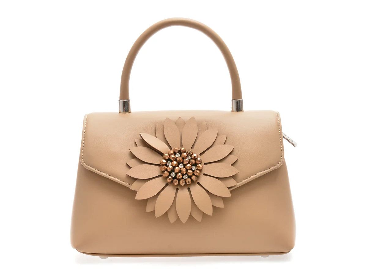 Geanta Epica Bej, 720, Din Piele Ecologica