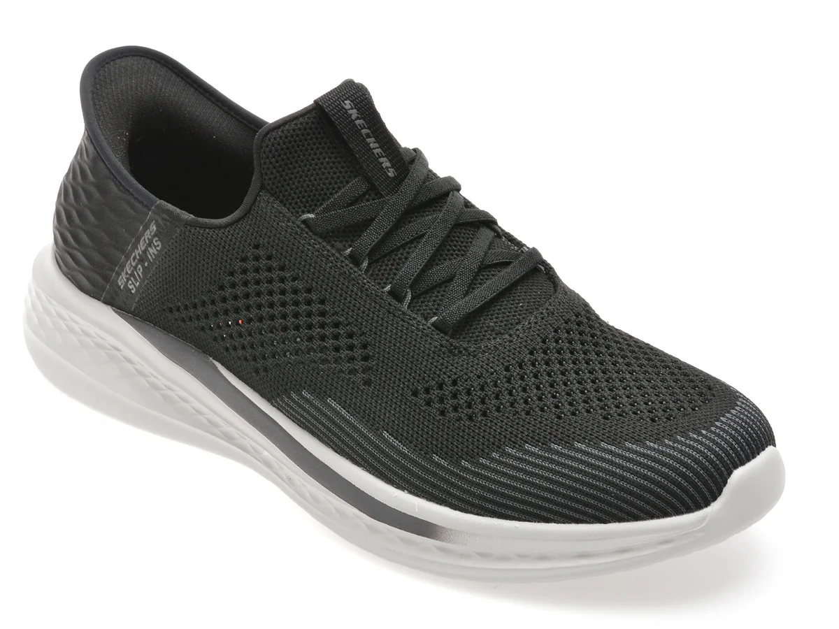 Pantofi Sport SKECHERS Negri, SLADE, Din Material Textil