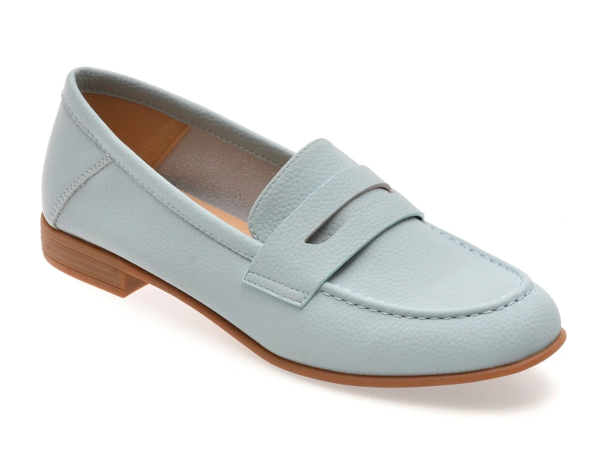 Mocasini Flavia Passini Albastri, V706G16, Din Piele Naturala