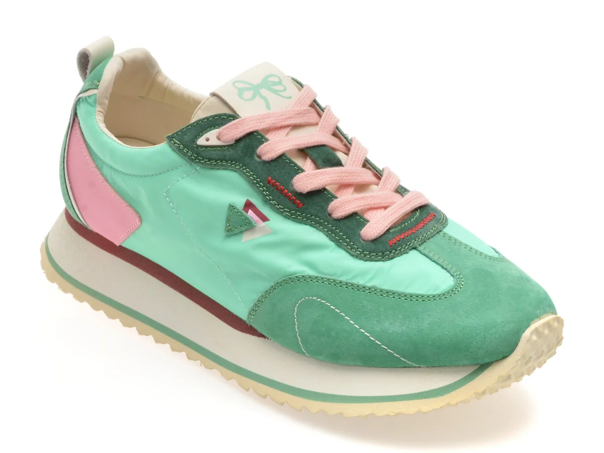 Pantofi Sport Flavia Passini Verzi, 23061, Din Material Textil