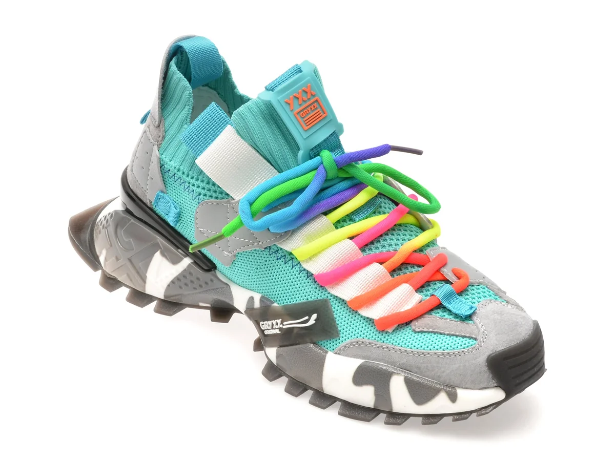 Pantofi Sport GRYXX Albastri, 18159, Din Material Textil
