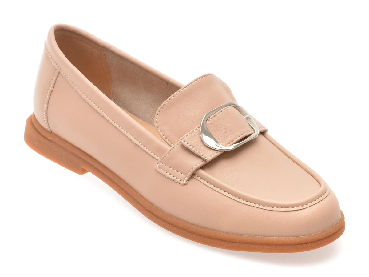 Mocasini Flavia Passini Nude, 1197G21, Din Piele Naturala