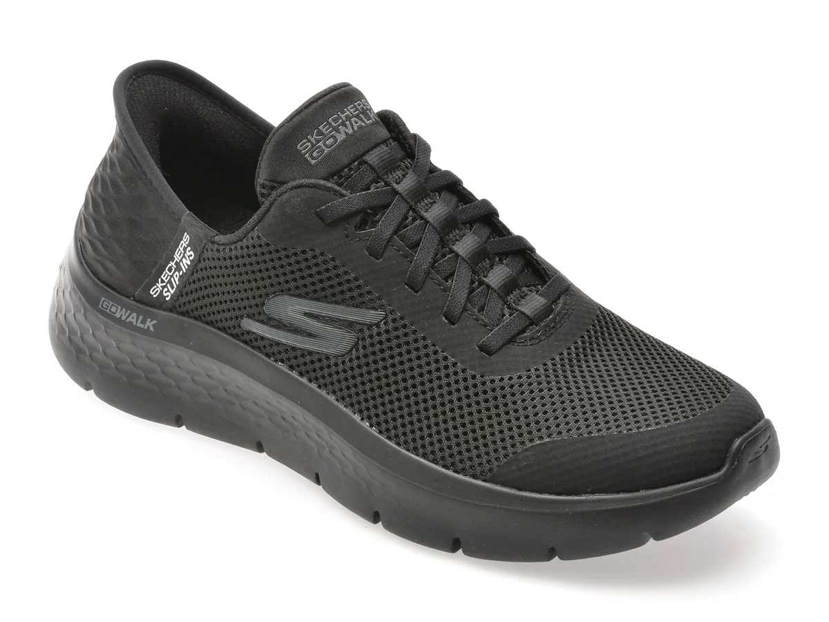 Pantofi Sport Skechers Negri, Go Walk Flex, Din Material Textil