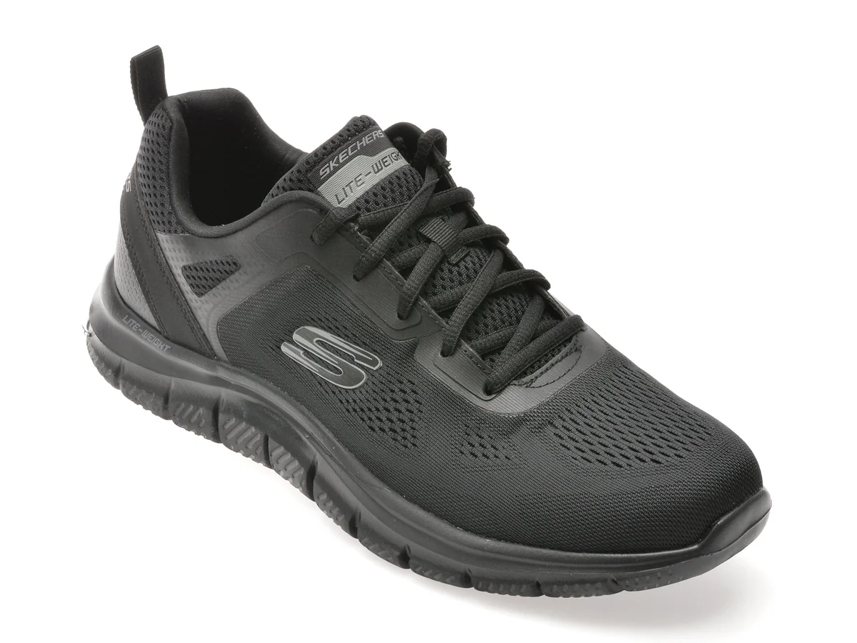 Pantofi Sport Skechers Negri, TRACK, Din Material Textil