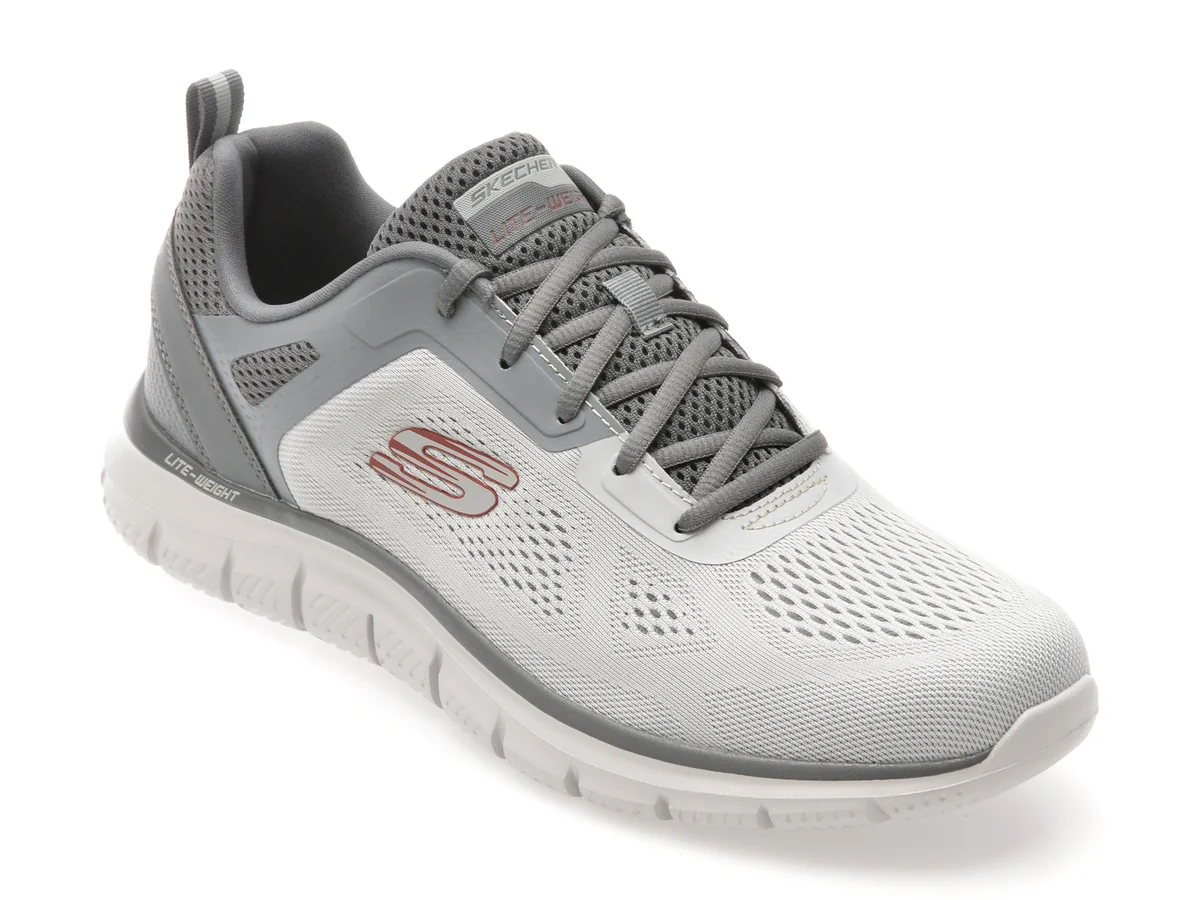 Pantofi Sport Skechers Gri, TRACK, Din Material Textil