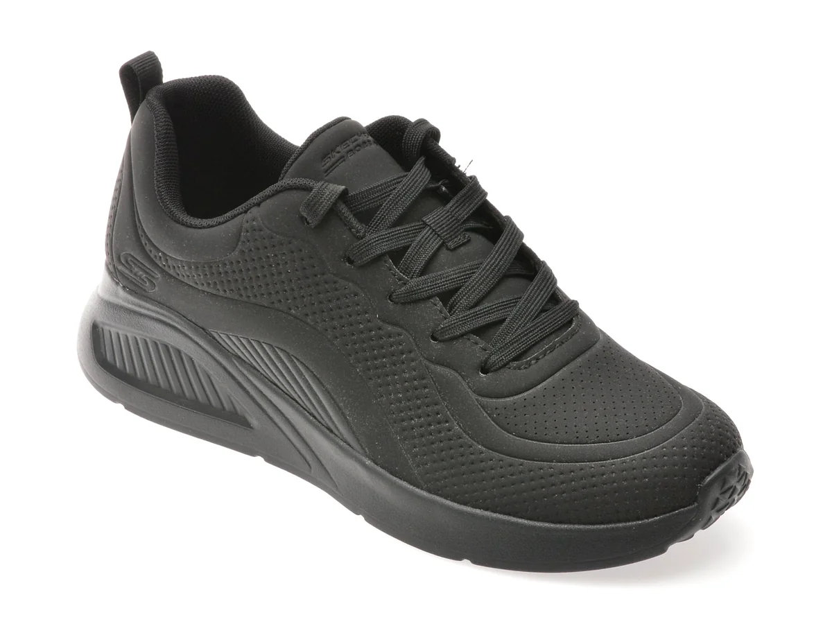 Pantofi Sport Skechers Negri, BOBS BUNO, Din Piele Ecologică