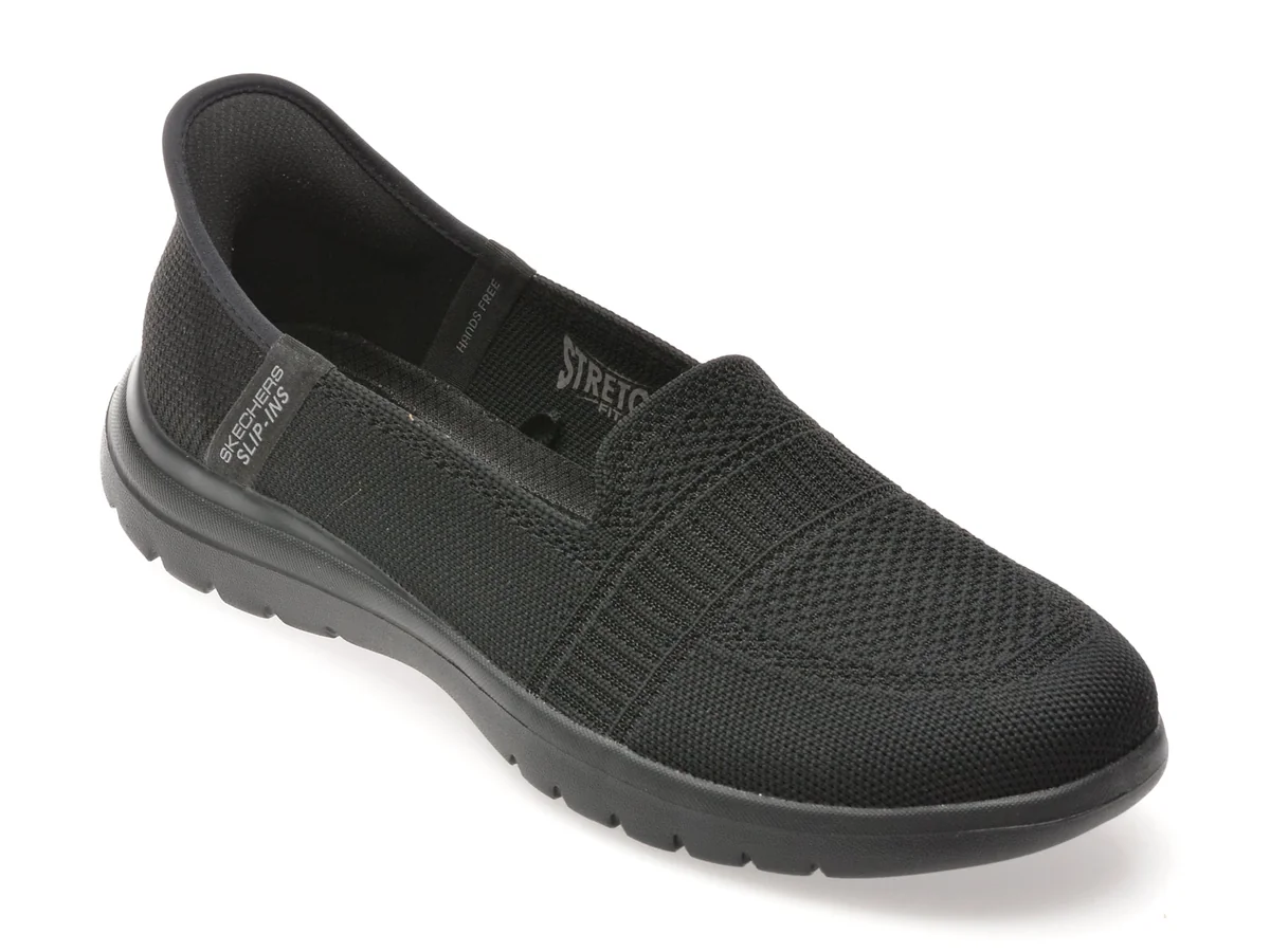 Pantofi Sport Skechers Negri, On-The-Go Flex, Din Material Textil