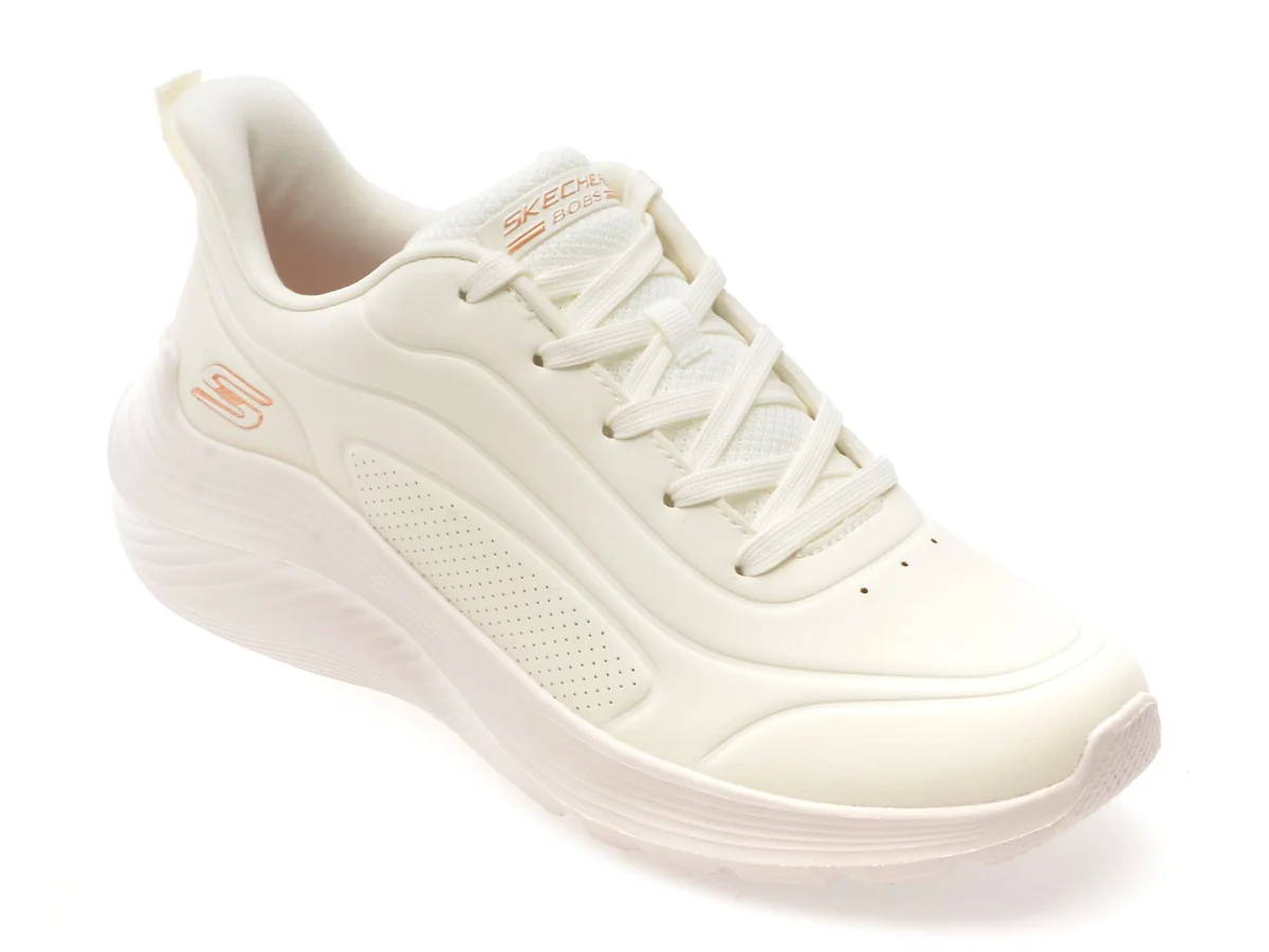 Pantofi Sport SKECHERS Albi, BOBS SQUAD WAVES, Din Piele Ecologica