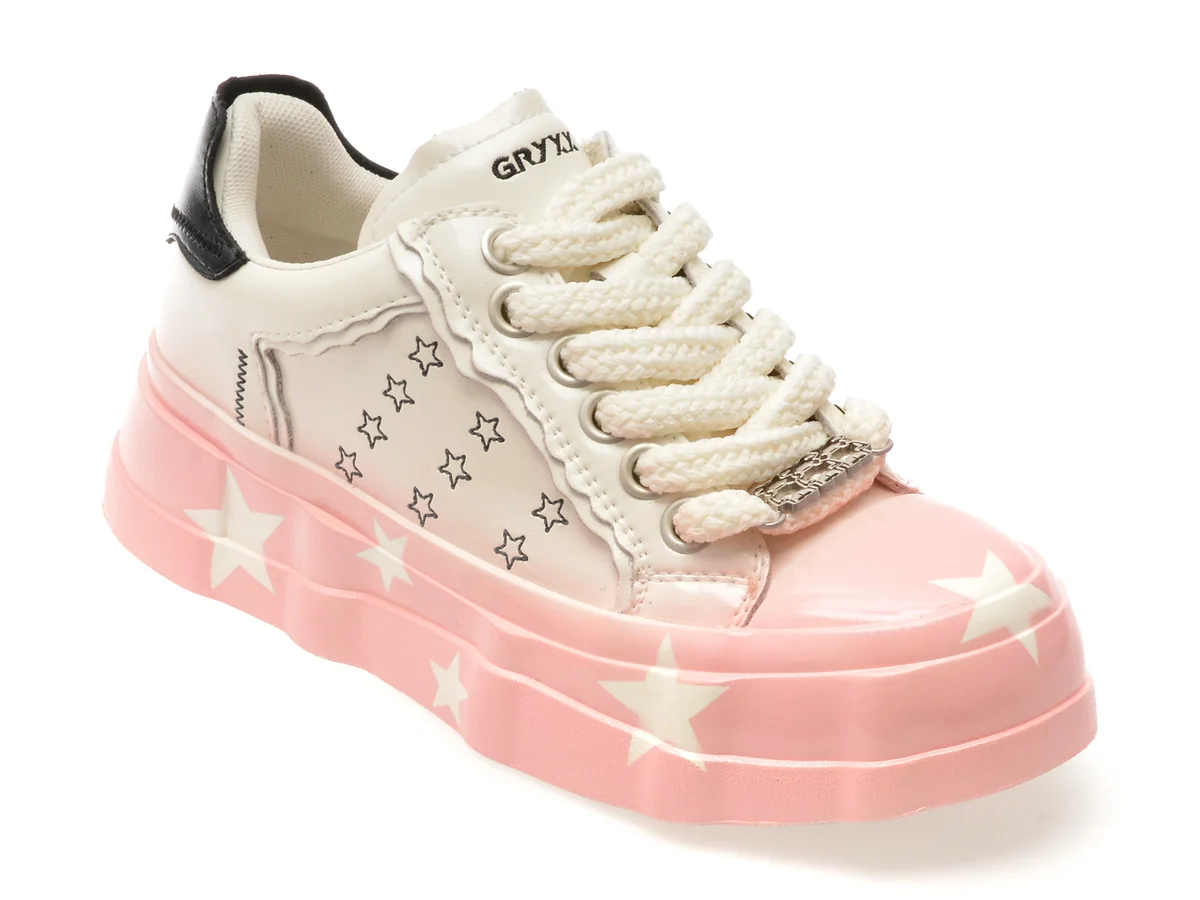Pantofi Sport GRYXX Roz, 8063, Din Piele Ecologică
