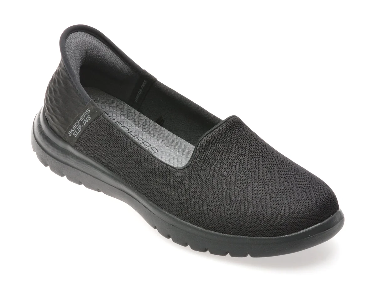 Pantofi Sport Skechers Negri, ON-THE-GO FLEX, Din Material Textil