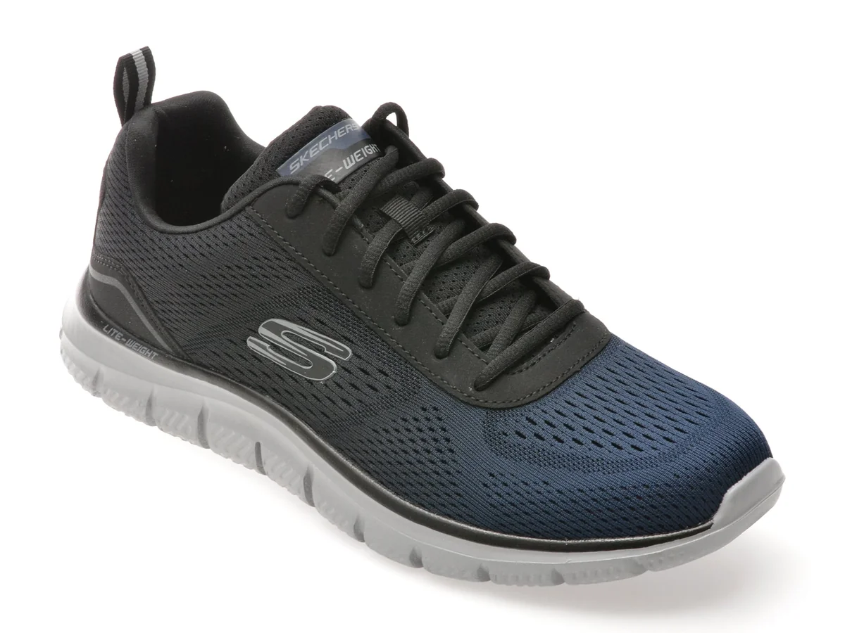 Pantofi Sport SKECHERS Bleumarin, TRACK, Din Material Textil