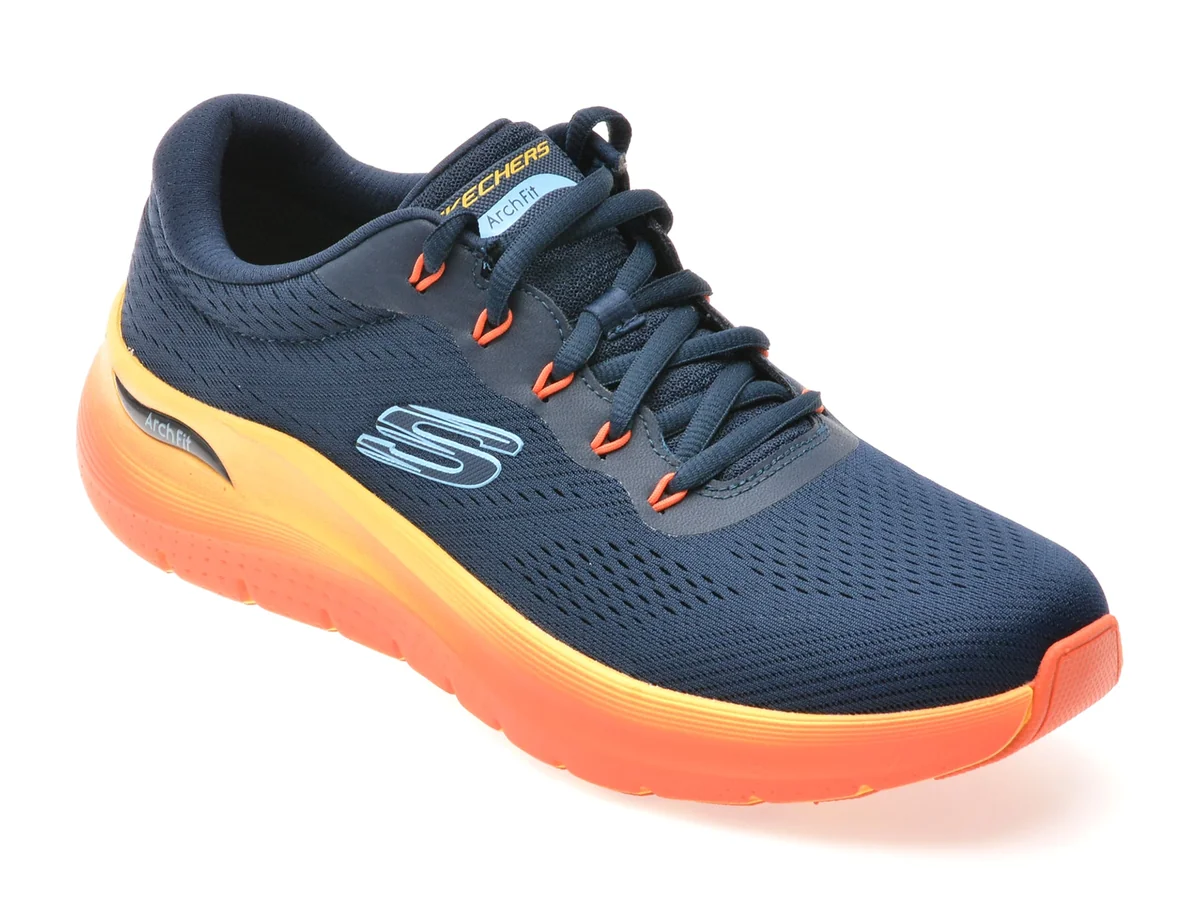 Pantofi Sport Skechers Bleumarin, Arch Fit 2.0, Din Material Textil