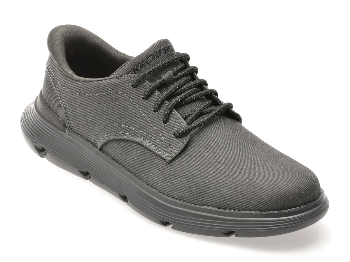 Pantofi Skechers Negri, Garza, Din Material Textil