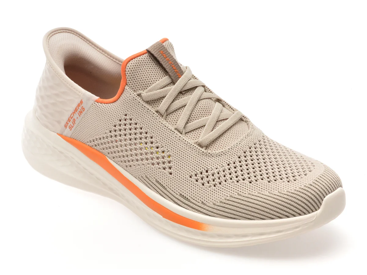 Pantofi Sport Skechers Gri, Slade, Din Material Textil