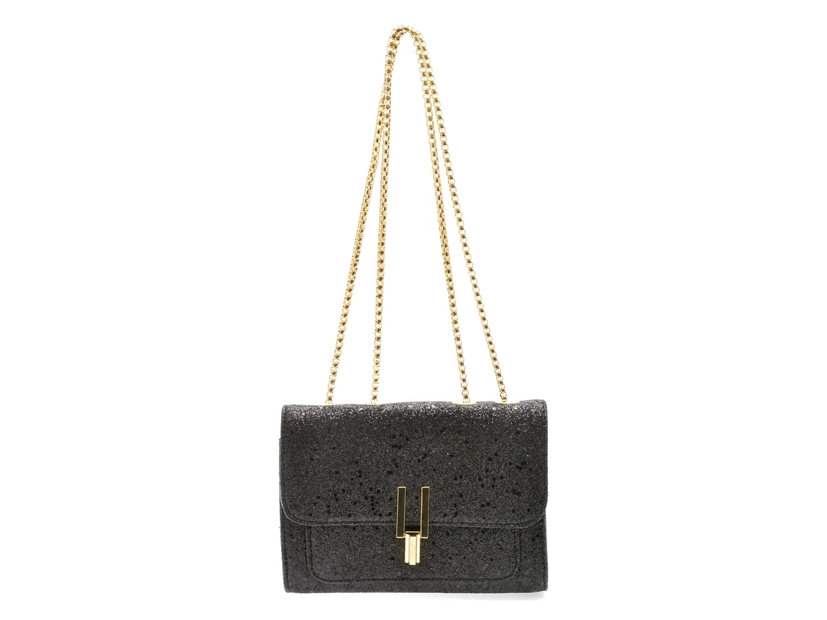 Geanta Epica Neagra, 9271, Din Piele Ecologica