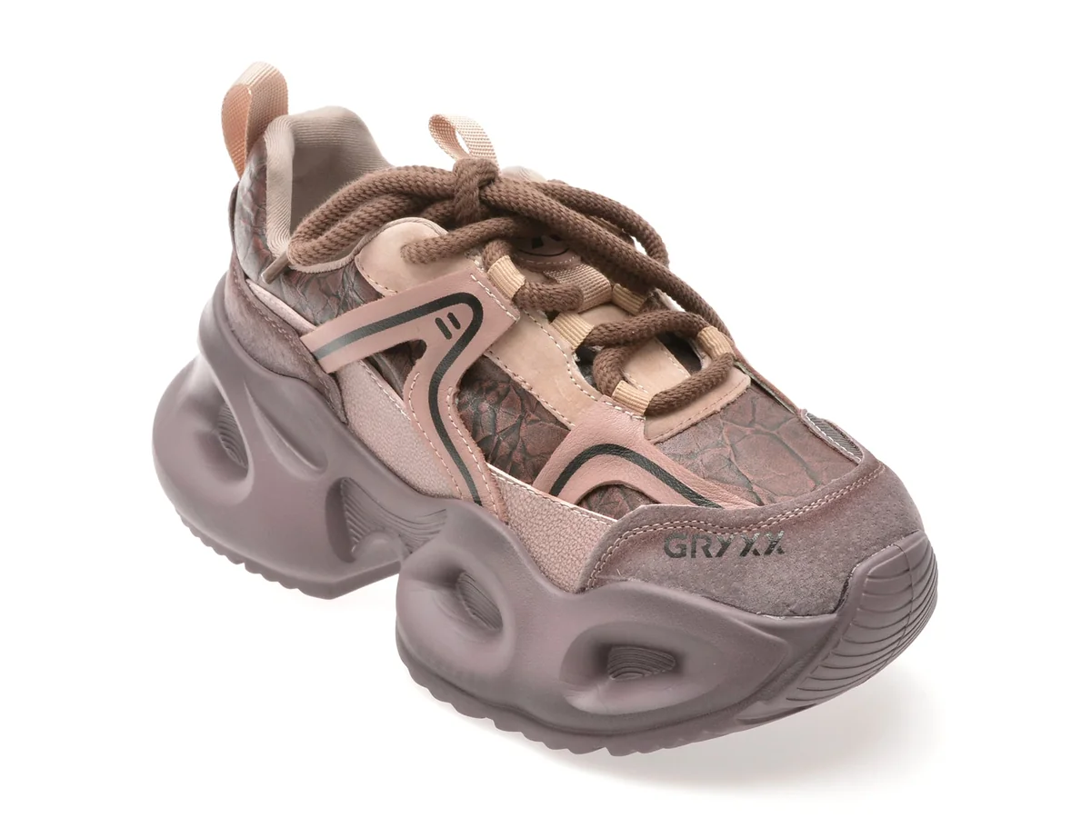 Pantofi Sport GRYXX Mov, 30373, Din Piele Naturala