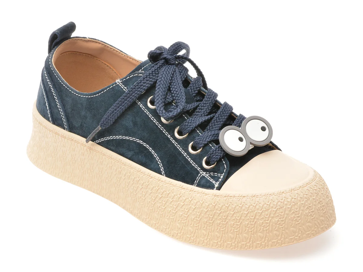 Pantofi Sport GRYXX Albastri, 24997, Din Piele Intoarsa