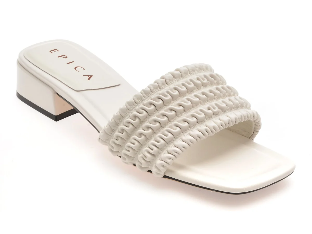 Papuci EPICA Albi, 2750, Din Piele Ecologica