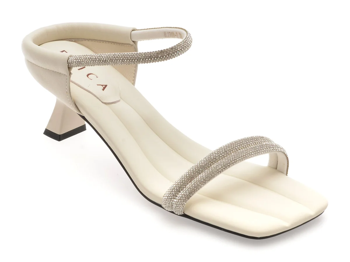 Sandale Epica Bej, 2769, Din Piele Ecologica