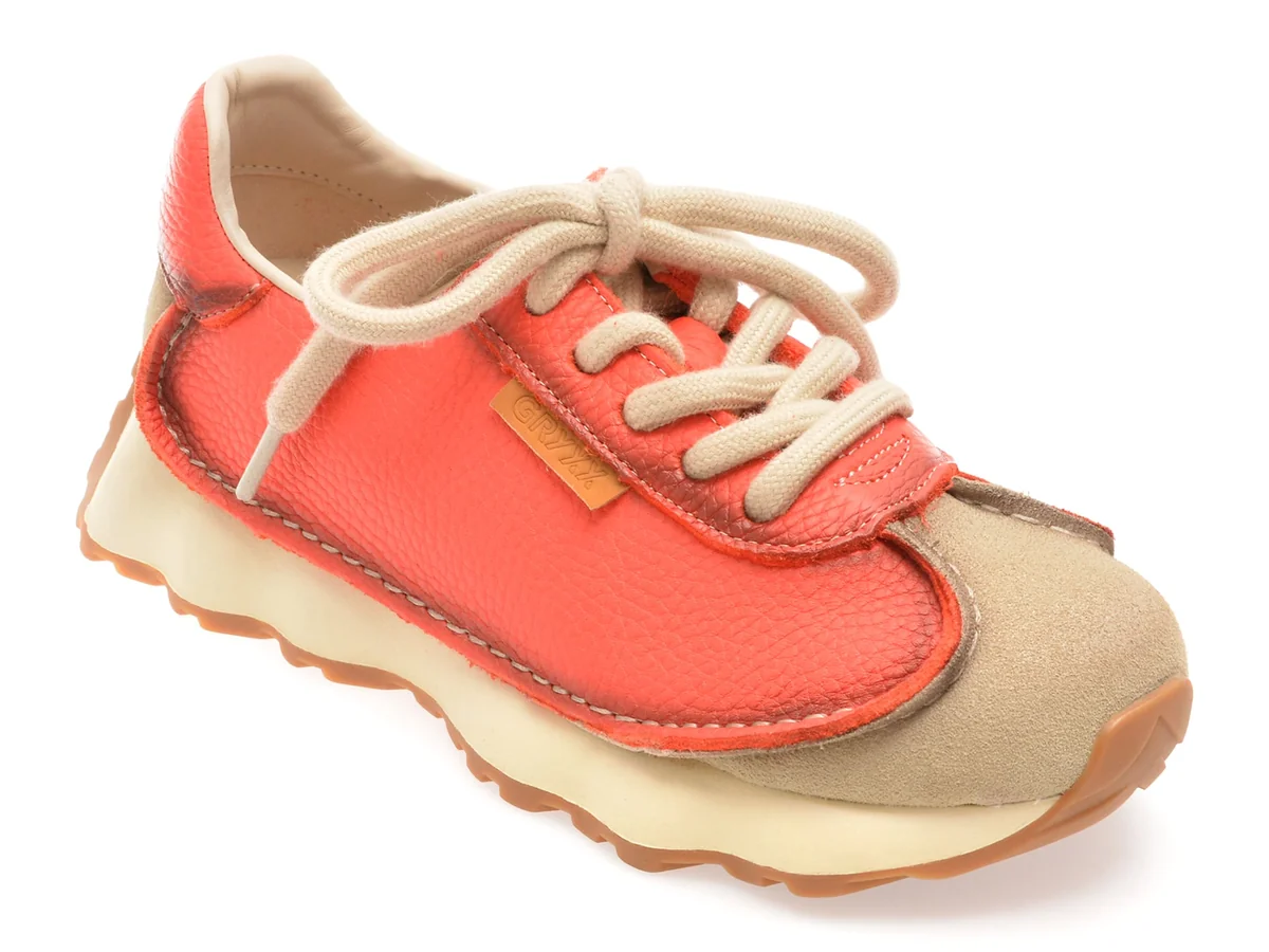 Pantofi Sport GRYXX Rosii, 2693, Din Piele Naturala