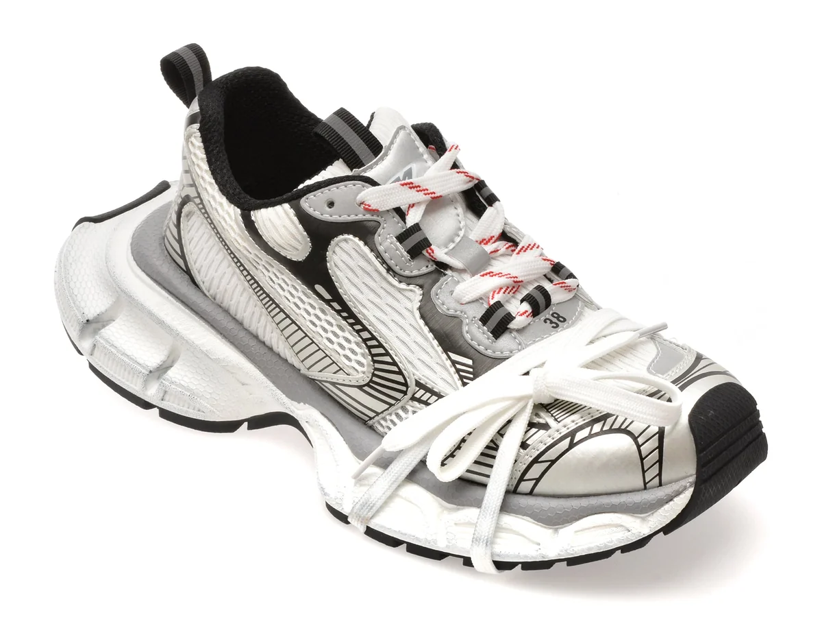 Pantofi Sport GRYXX Argintii, 1812, Din Material Textil